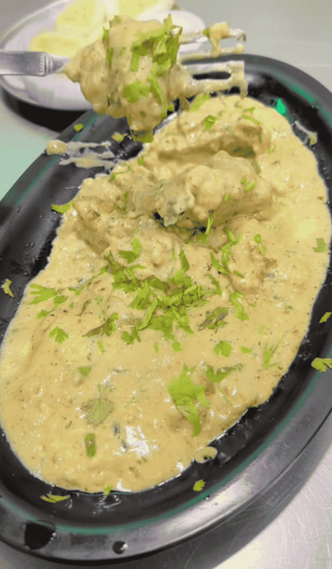 Chicken White Sauce